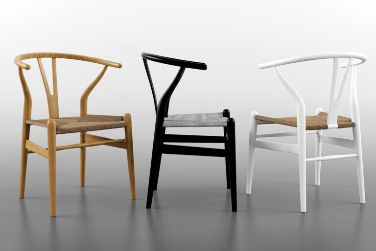 The Wishbone Chair 3D models design