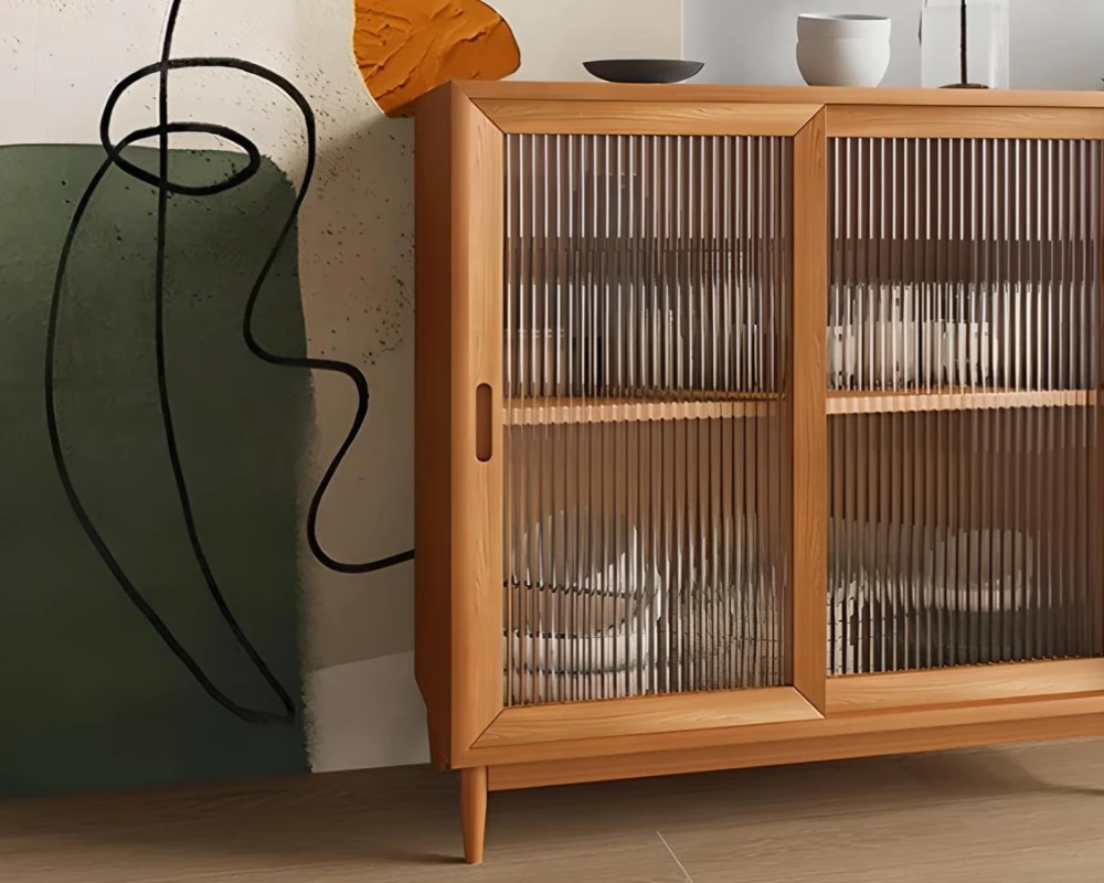 wood sideboard with drawers