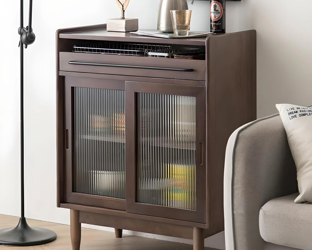 sideboard buffet with glass doors