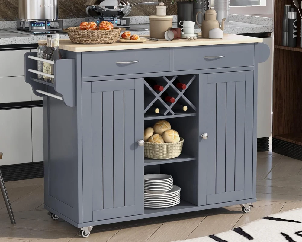 kitchen island with drawer