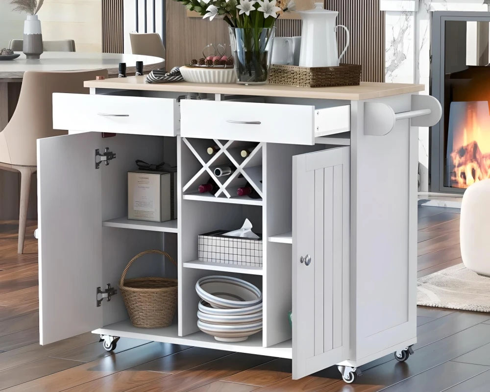 kitchen island rolling cart