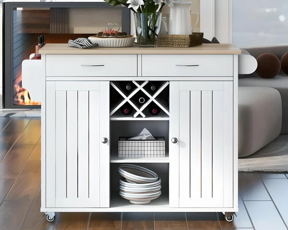 kitchen island with drawer